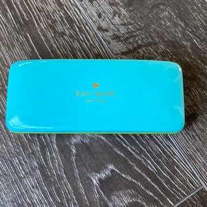 Kate Spade glasses case with cloth